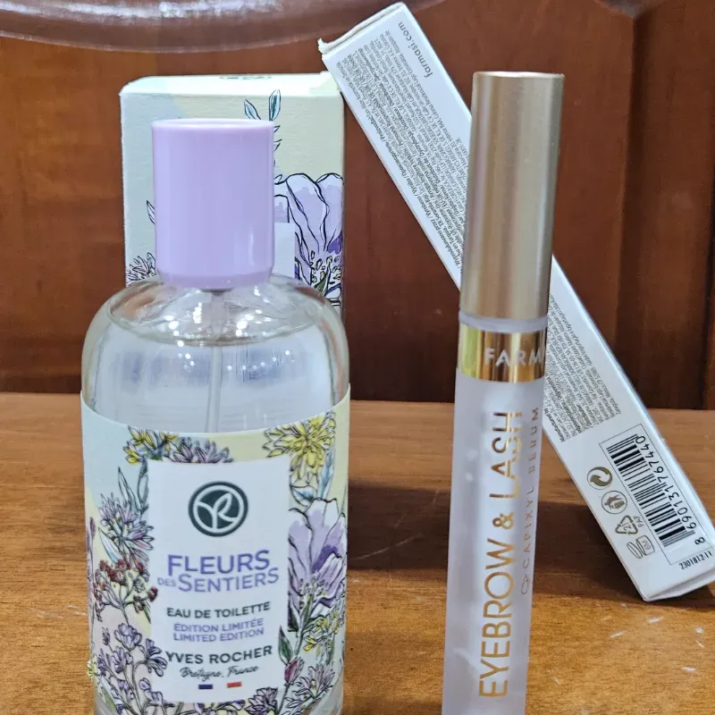 Colonia y serum fortalecedor de pestañas y cejas