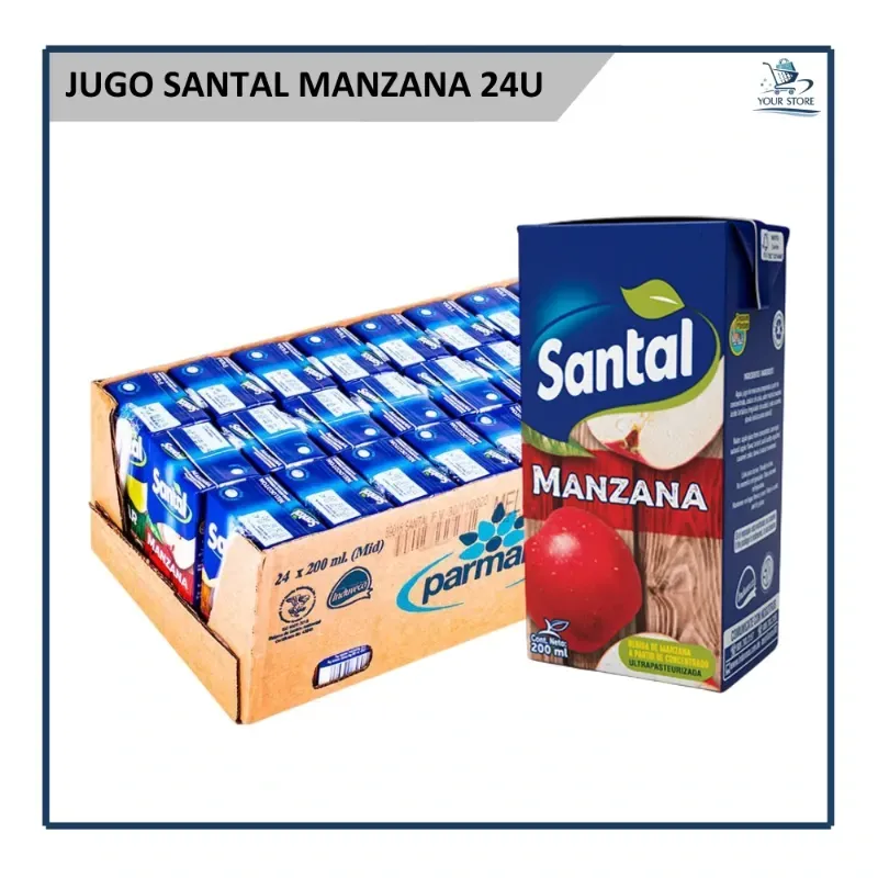 Caja de Jugo de Manzana Santal (24u)