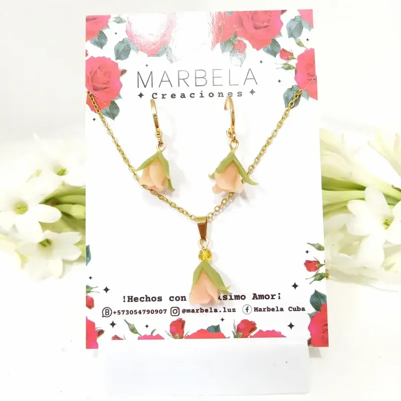 ✨Juego de Botones Salmón✨