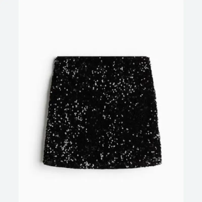 Minifalda de lentejuelas