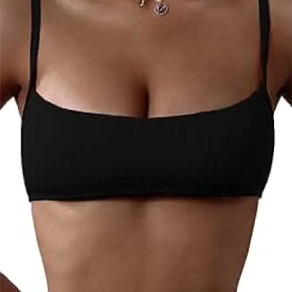 Blusa negra corta