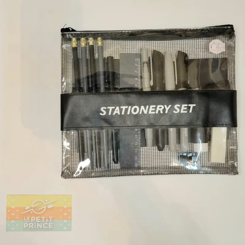 Estuche escolar negro PRIMARK