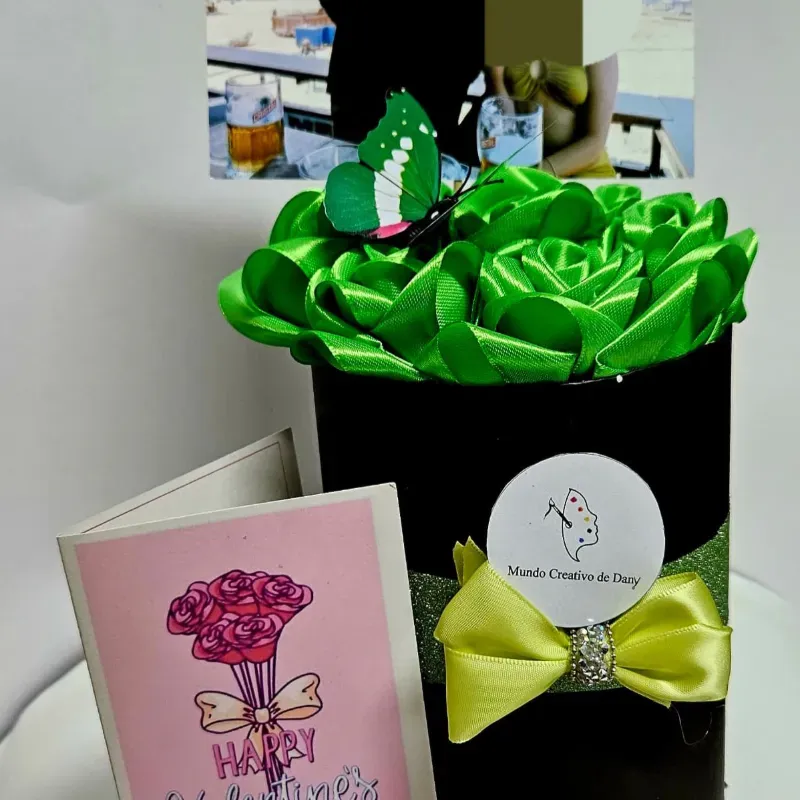 Bouquet de rosas eternas