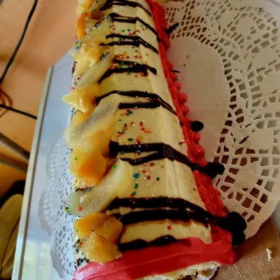 Brazo gitano de dulce de leche condensada