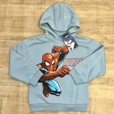 Abrigo con Spiderman color azul