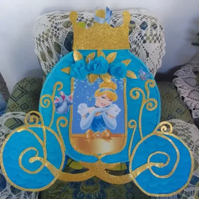Piñata Carroza de Cenicienta
