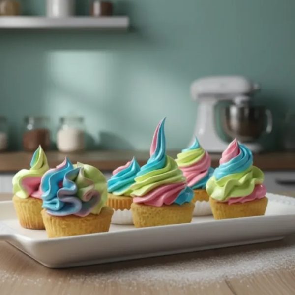Cupcake de colores