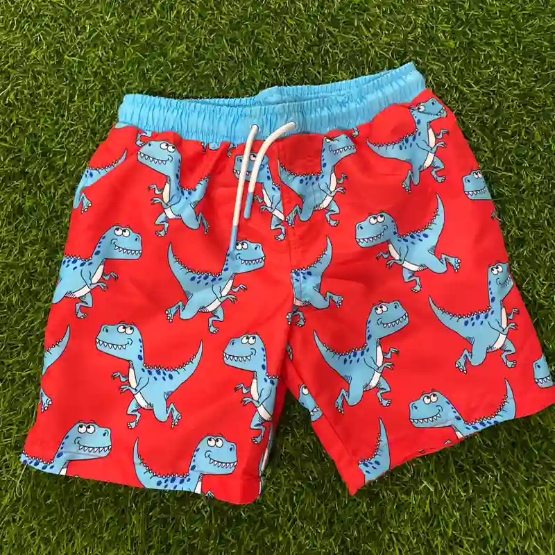 Short de baño dinos
