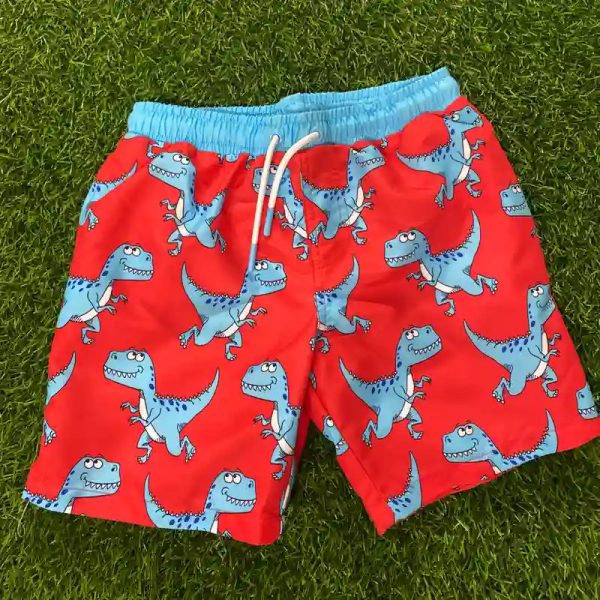 Short de baño dinos