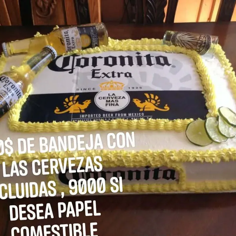 Bandeja de cerveza corona