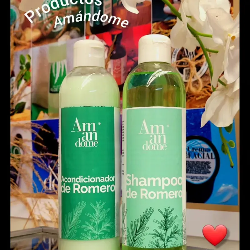 Shampoo de Romero y Acondicionador de Romero