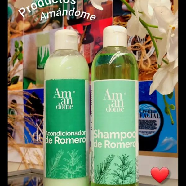 Shampoo de Romero y Acondicionador de Romero
