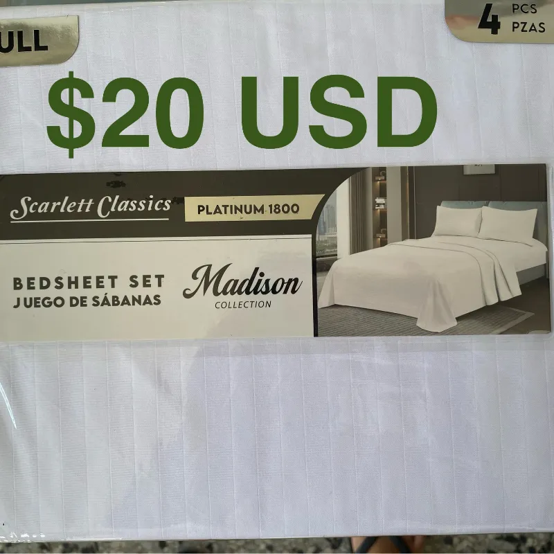 Juego de sábanas cameras ( 1800 Hilos)