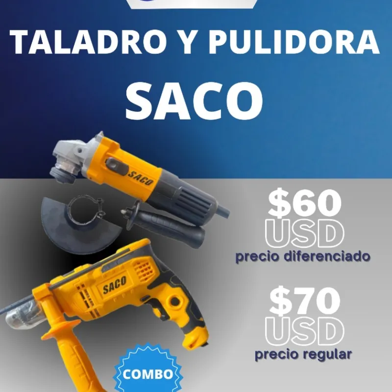 TALADRO Y PULIDORA SACO