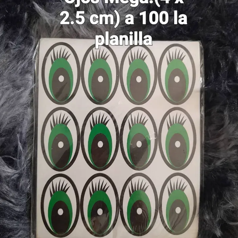 Planilla ojos grandes
