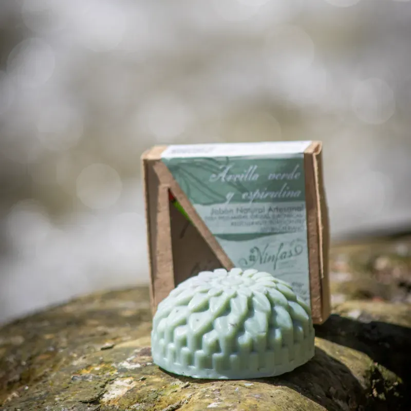 Jabón de Arcilla Verde y Espirulina