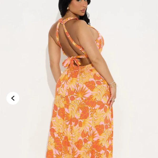Vestido largo de mujer