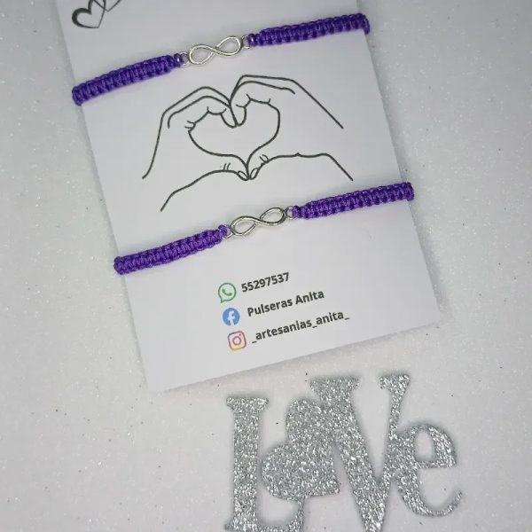 Pulseras ♾️  para parejas