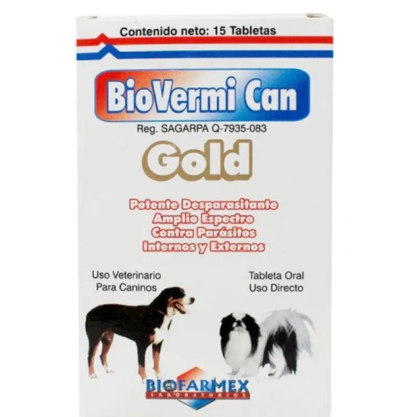Biovermican 15 tabletas