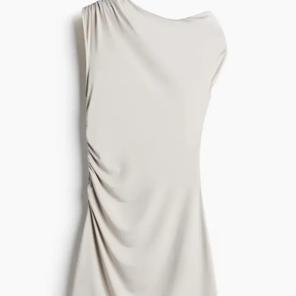 Vestido basico H&M de hombro caido