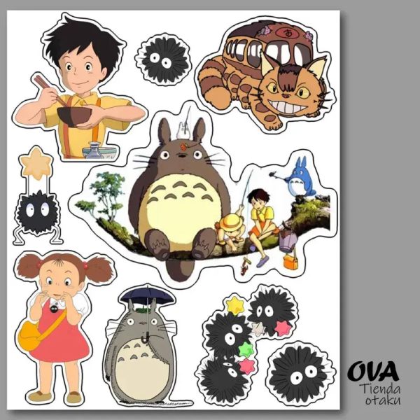 Pack de stickers Mi vecino Totoro