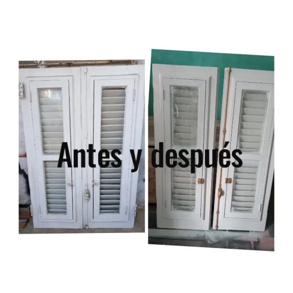 Restauración de ventanas francesas
