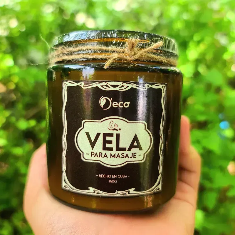 Vela para masajes