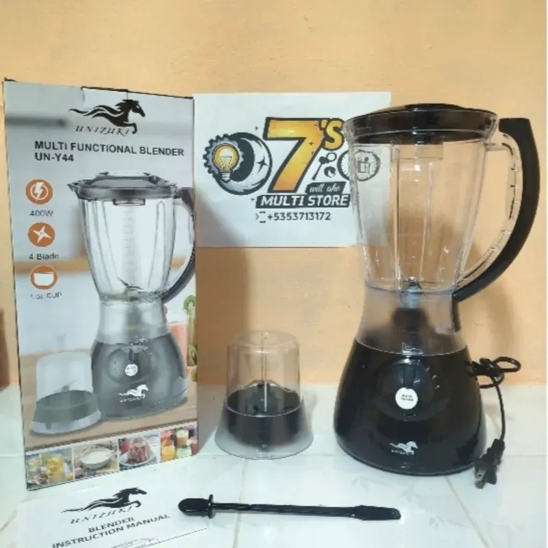 ** Batidora Unizuki vaso plástico 1.5 L**