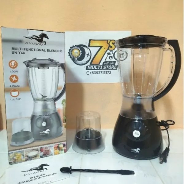 ** Batidora Unizuki vaso plástico 1.5 L**