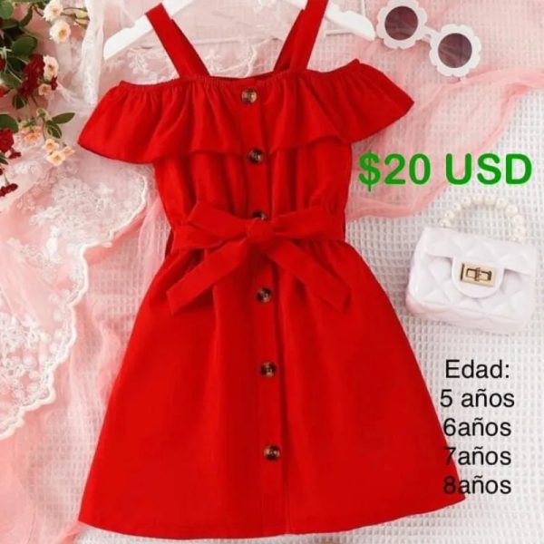 Vestido, rojo