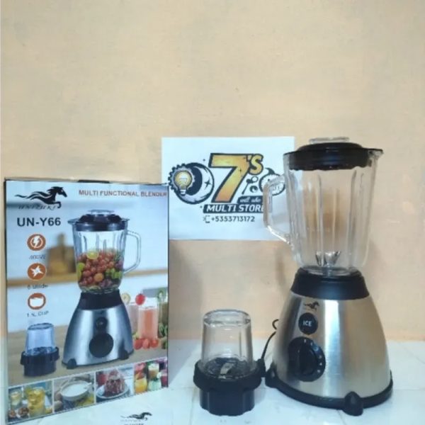 ** Batidora Unizuki vaso de cristal 1.5 L**