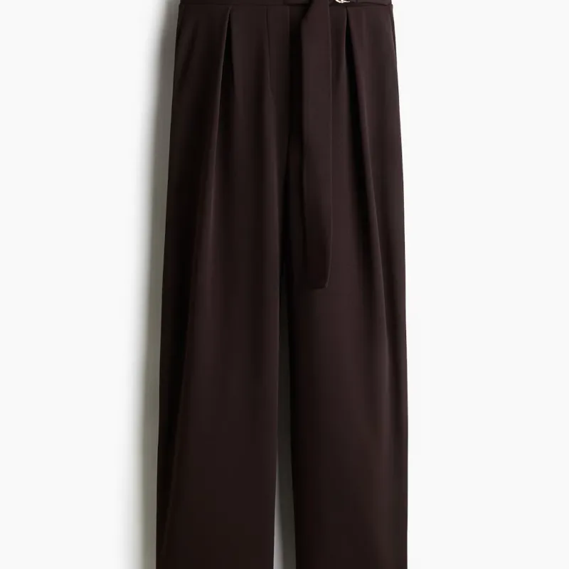 Pantalón con cinturón H&M