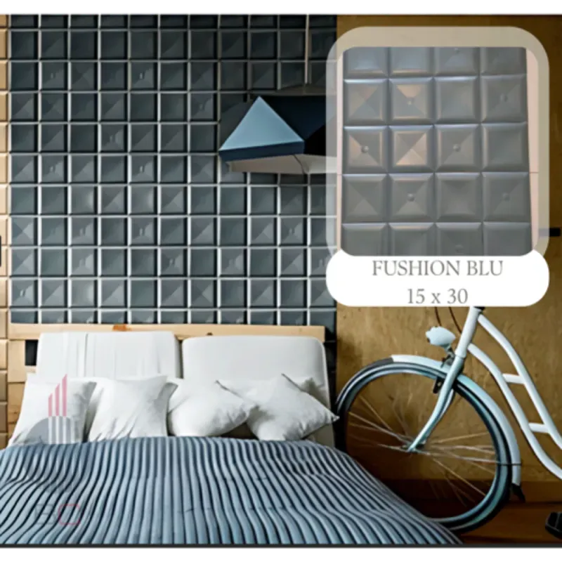 Losa cerámica Fushion blu 15x15 cm   3737003012