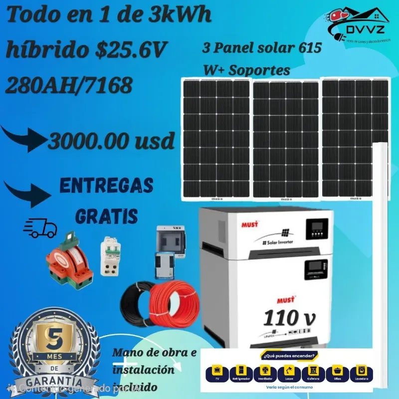 Kit Solar 3KW