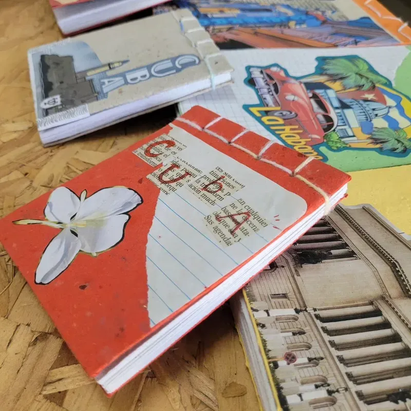 Bloc Cuba Collage de papel reciclado