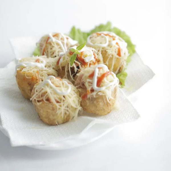 Tostones Rellenos de Jamon