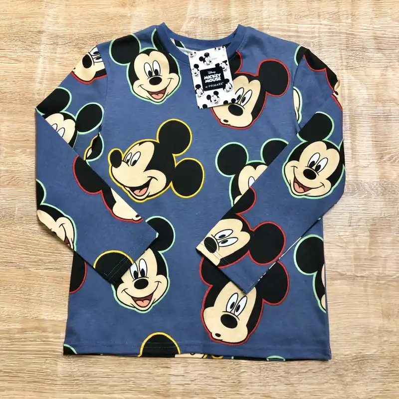 Enguatada con Mickey Mouse color azul