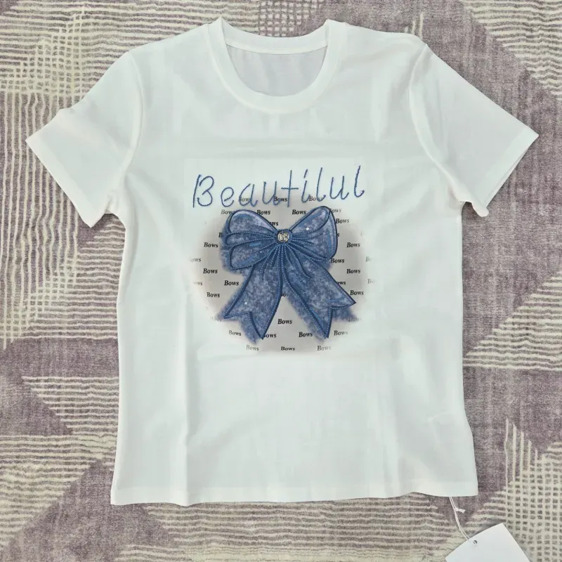 Pulover blanco de lazo