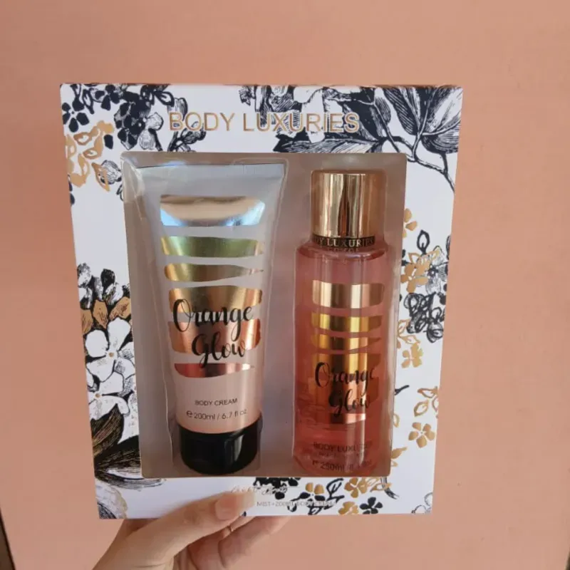 Set de perfume y crema para la piel