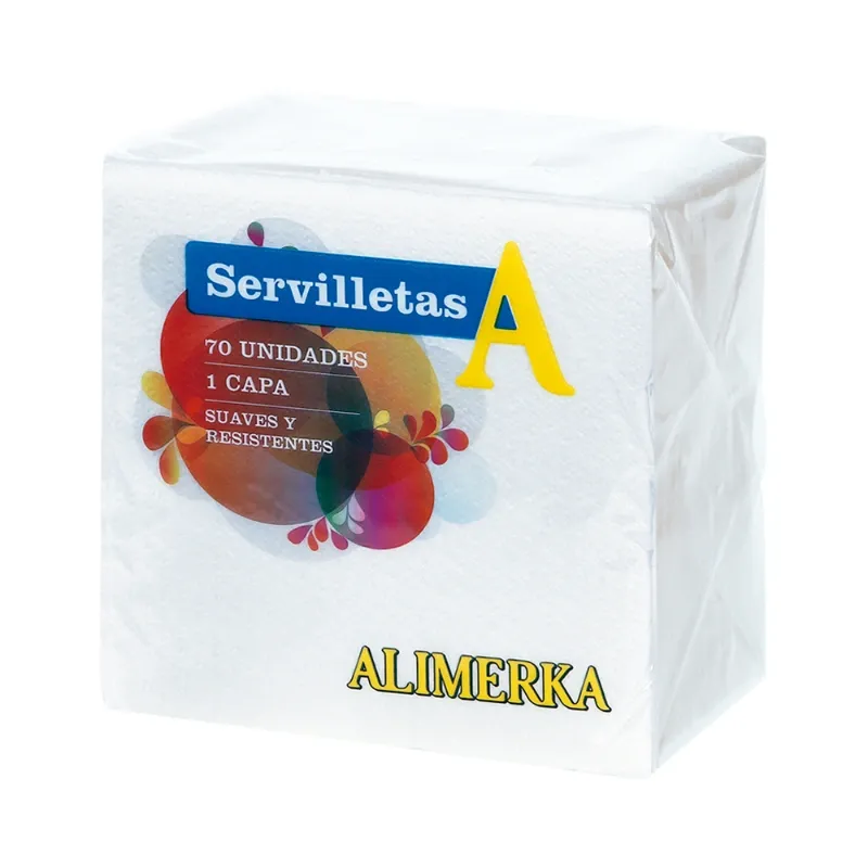 Servilleta Blanca ALIMERKA 30X30 70U 32/Caja