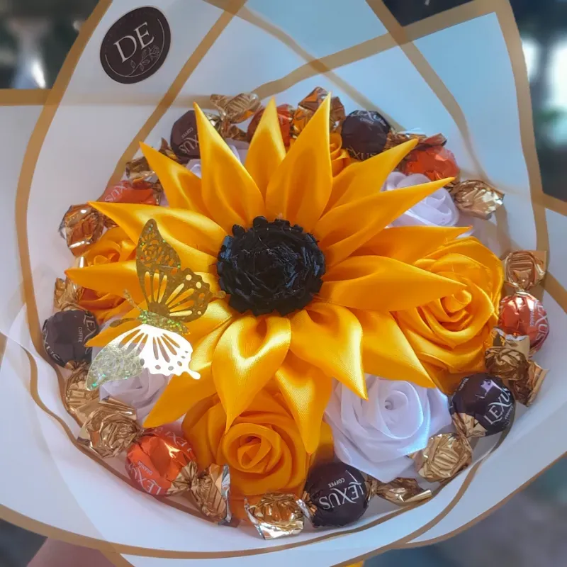 Girasol y chocolates