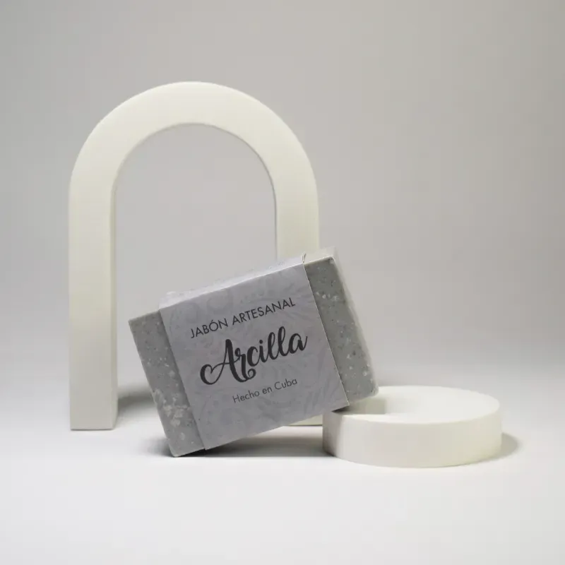 Jabón Artesanal  de Arcilla Blanca