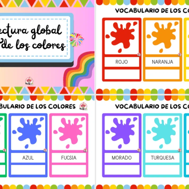 Vocabulario de los Colores 
