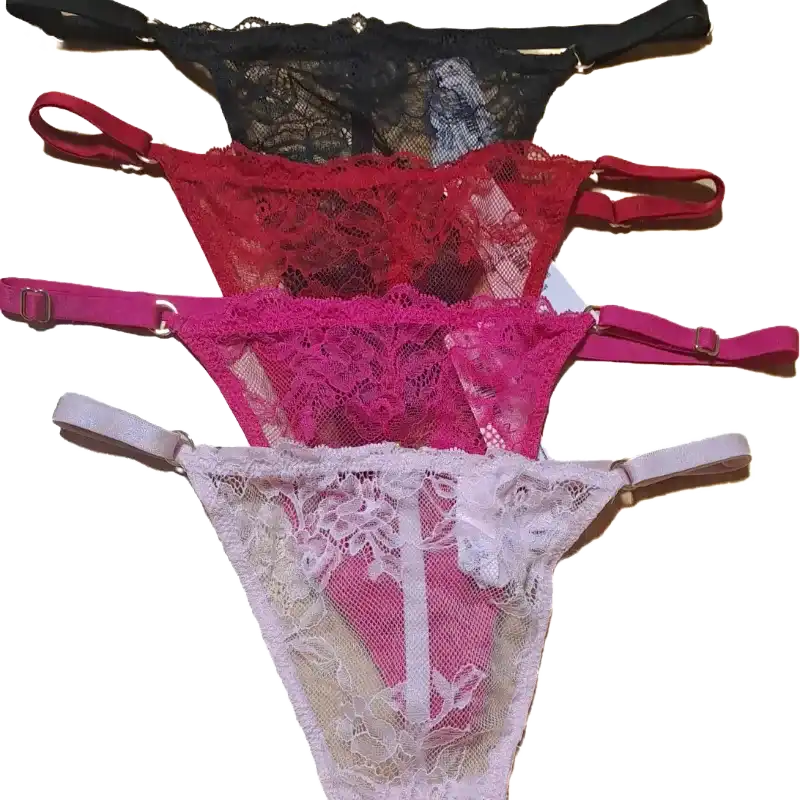 Victoria's Secret tangas de encaje con herraje