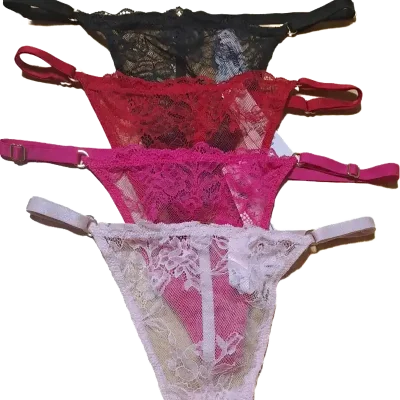 Victoria's Secret tangas de encaje con herraje