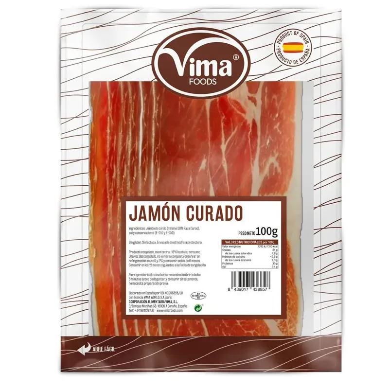 Jamón curado (100gm)