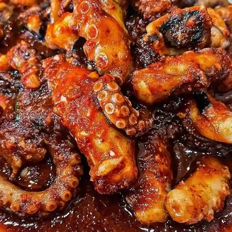 Pulpo enchilado