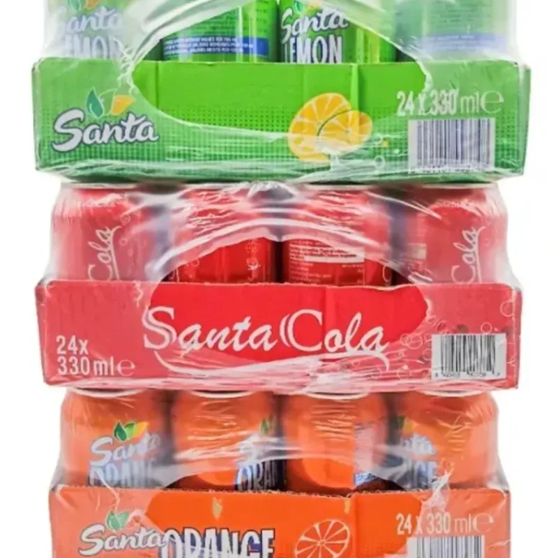 Refrescos Limón, Kola, Naranja y Piña 24u