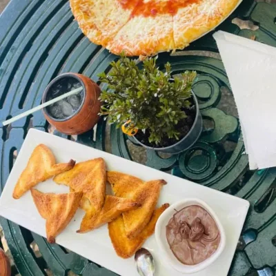 Tostadas con Nutella.