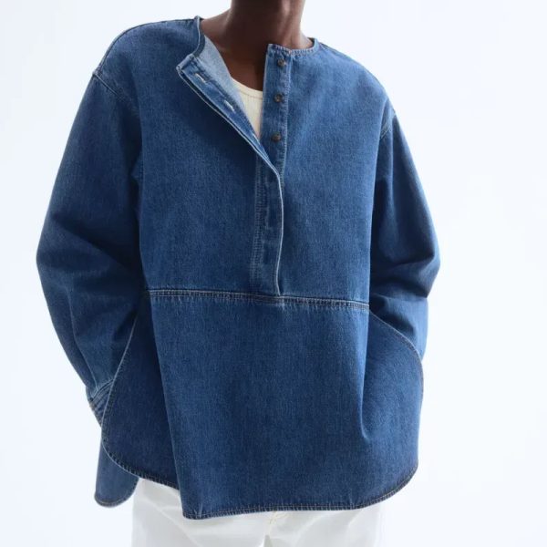 Blusón de mezclilla H&M